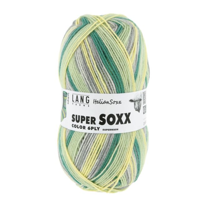 Hovedbilde Super soxx 6ply -flerfarget