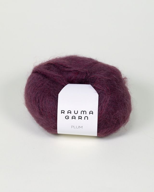 Plum mohair